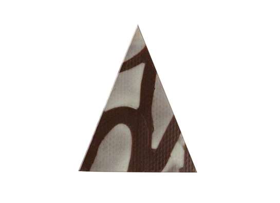 triángulo bl/n 5,5x3,5 cm